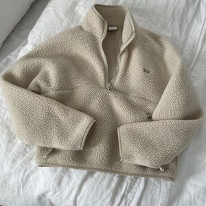 TNA Cream Fleece Sweater